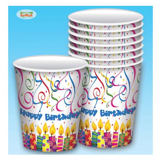 BOLSA 8 VASOS "HAPPY BIRTHDAY" BOLSA 8 VASOS "HAPPY BIRTHDAY"