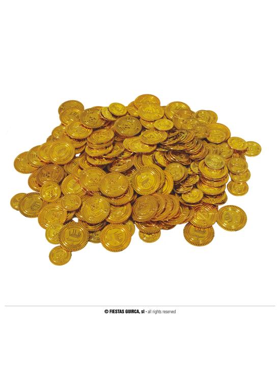 Bolsa de 25 Monedas Pirata con Calavera