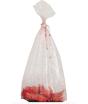 Bolsa ensangrentada con cuerda de 150 cms.