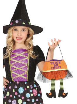 Bolso de calabaza 20 cms con piernas