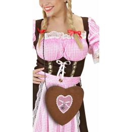 Bolso de Tirolesa Oktoberfest Corazón