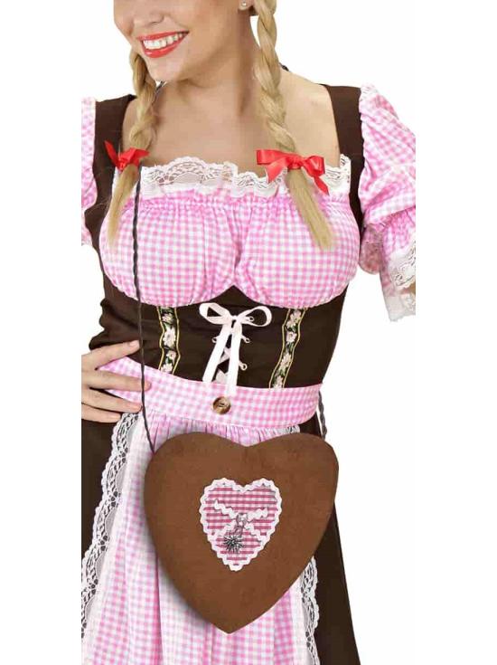 Bolso de Tirolesa Oktoberfest Corazón