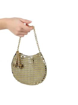 Bolso Disco Dorado