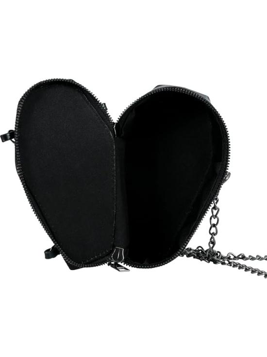 Bolso Féretro Negro (17x10 cm) – Accesorio Unisex para Halloween y Fiestas