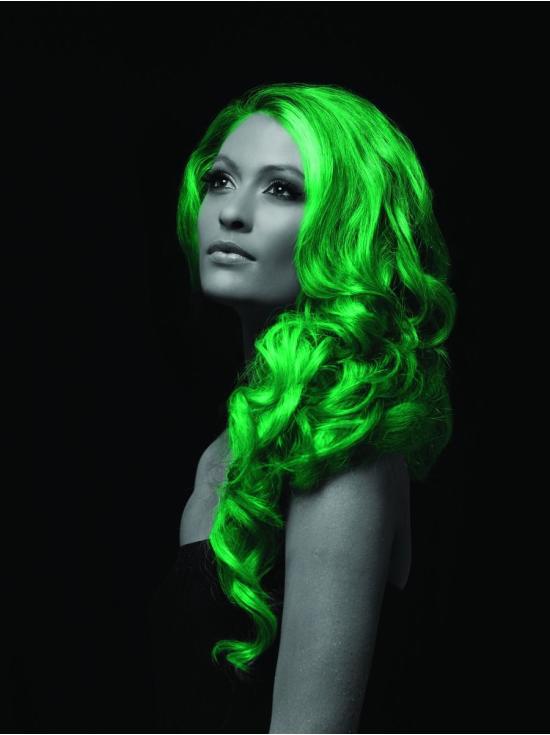 Bote Spray de color para pelo, verde, 125ml