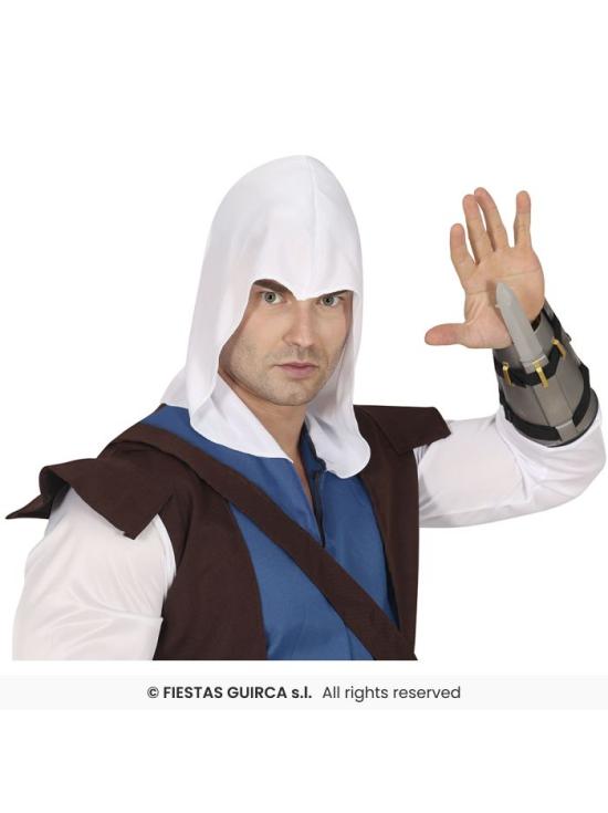 Brazalete con puñal ninja retractil, 30 cms