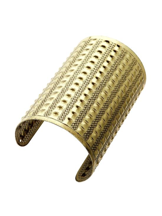 Brazalete Metálico Dorado con Tachuelas | Accesorio para Disfraz Egipcio, Romano o Griego – Widmann