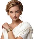 Brazalete Romano Griego Dorado para Disfraz de Adulto