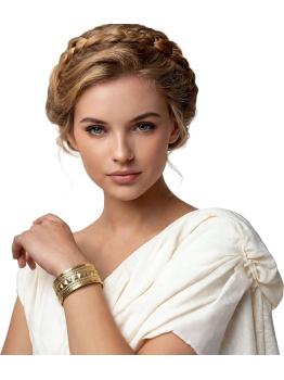 Brazalete Romano Griego Dorado para Disfraz de Adulto