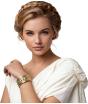 Brazalete Romano Griego Dorado para Disfraz de Adulto