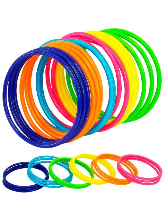 Brazaletes Neón Multicolores – Pack 18 u.