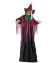 Bruja animada parlante con luz 183 cm