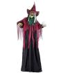 Bruja animada parlante con luz 183 cm