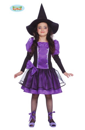 Disfraz Brujita infantil Morada.