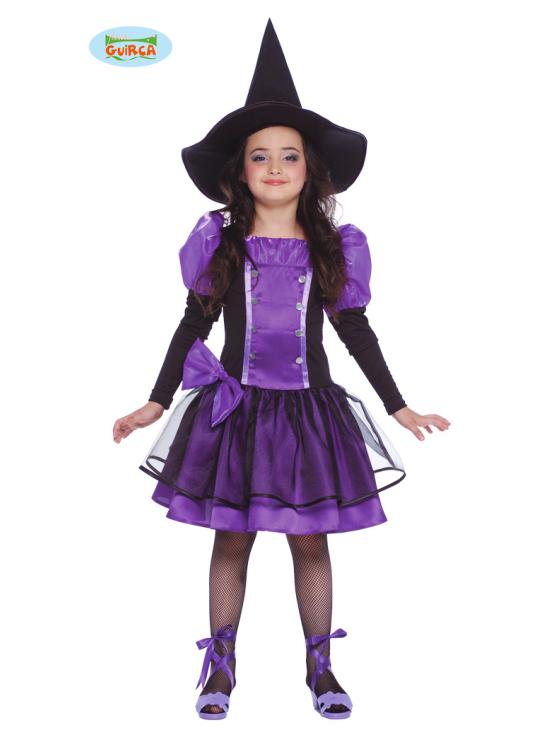 Disfraz Brujita infantil Morada.