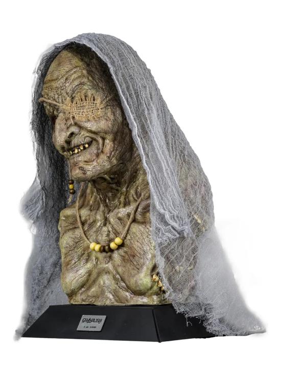 Busto Decorativo de Bruja Ghoulish para Halloween – 38 cm