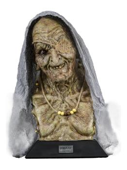 Busto Decorativo de Bruja Ghoulish para Halloween – 38 cm