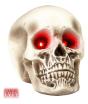 Calavera con ojos rojos luminosos 22 cms