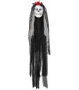 Calavera Dia de Los Muertos Catrina Luz, Sonido y Movimiento 80 cms