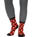Calcetines Halloween Murciélago - Accesorio Textil para Disfraces de Animales y Fiestas de Halloween - Ideal para Niños y Adultos - Multicolor