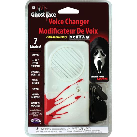 Cambiador de voz de lujo GhostFace® 25.º aniversario Cambiador de voz de lujo GhostFace® 25.º aniversario