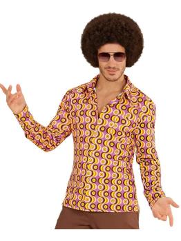 Camisa Años 70 Disc Hombre