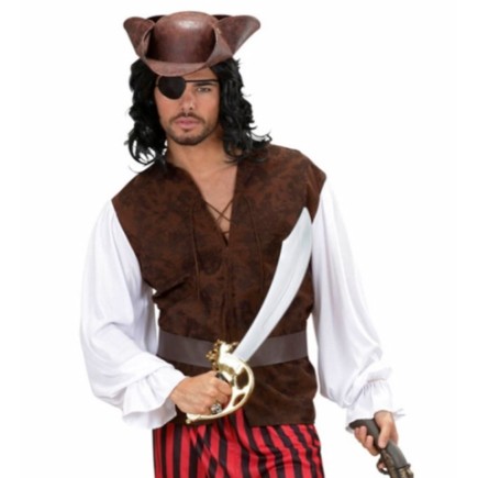Camisa con Chaleco de  Pirata