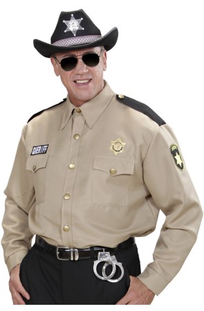 Camisa de Sheriff para adulto