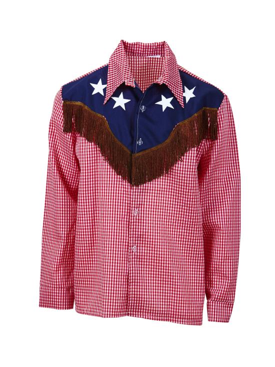 Camisa de Vaquero de Rodeo para hombre talla grande