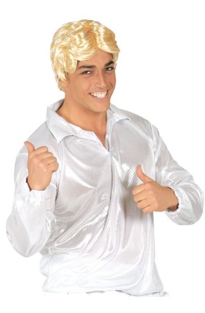 Camisa Disco Plata para