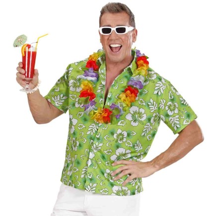 Comprar Camisa Hawaiana Verde > Decoración y Fiestas > Fiesta San > Adornos para Tus Fiestas Temáticas > Accesorios para San | Tienda de disfraces en disfracestuyyo.com