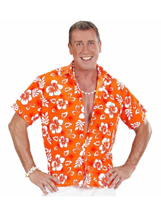 Camisa Hawaiana Orange