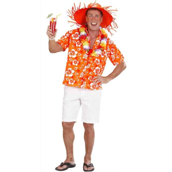 Camisa Hawaiana Orange . ita