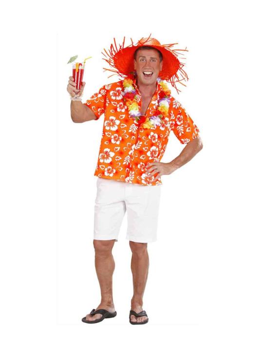 Camisa Hawaiana Orange