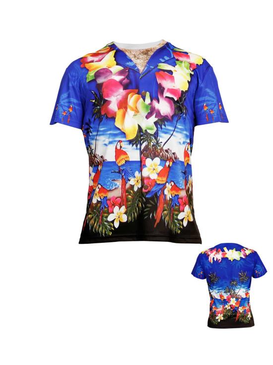 Camisa Hawaiana Turista adulto