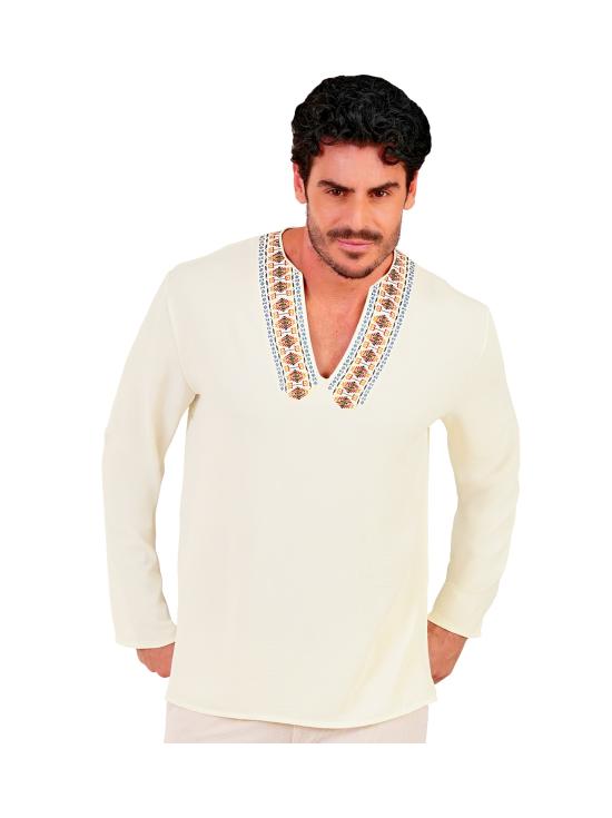 Camisa Hippie para Hombre - Estilo Años 60 y 70