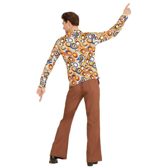 Camisa  Años 70 Flower Power Hombre Camisa  Años 70 Flower Power Hombre
