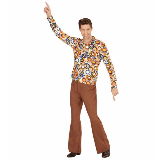 Camisa  Años 70 Flower Power Hombre Camisa  Años 70 Flower Power Hombre