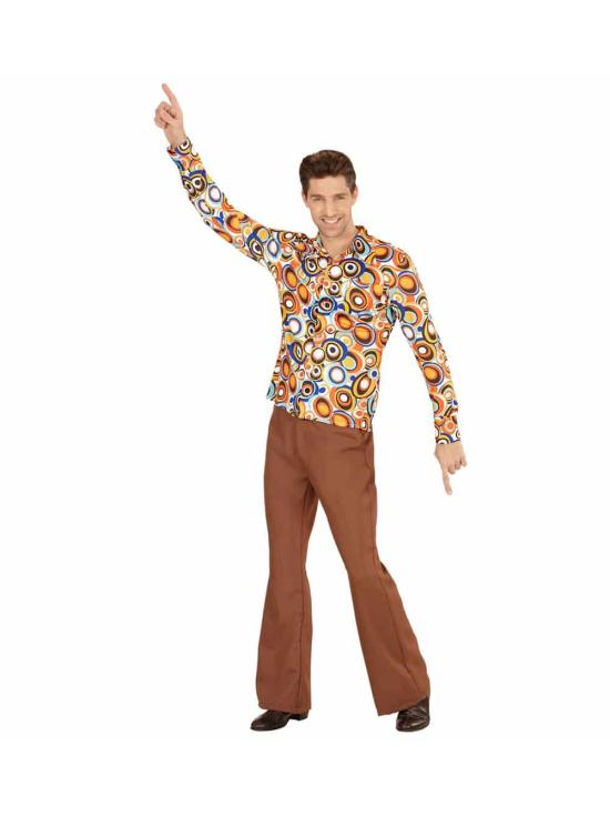 Camisa  Años 70 Bubbles Hombre