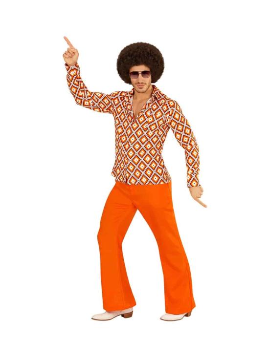 Camisa Años 70 para Adulto – Retro Disco Fiesta Carnaval