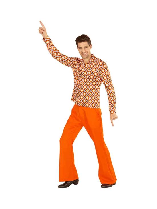 Camisa Años 70 para Adulto – Retro Disco Fiesta Carnaval