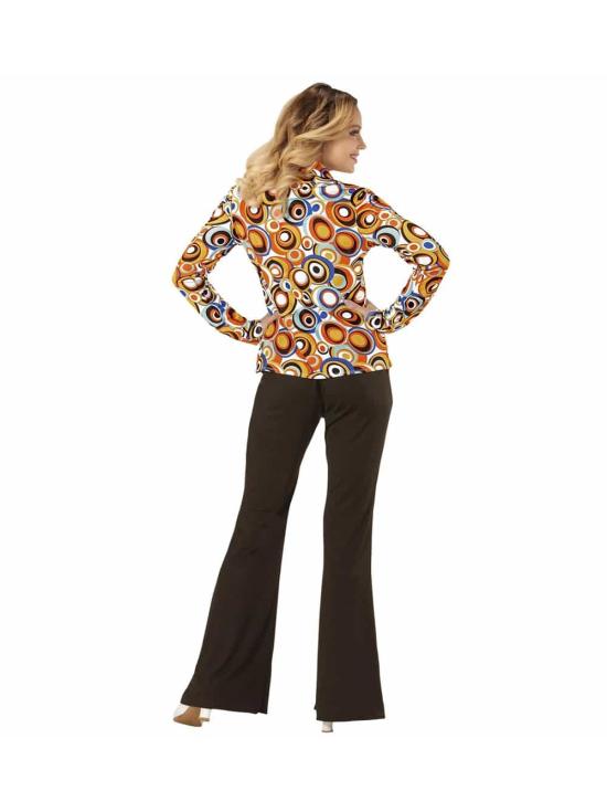 Camisa Mujer Años 70 Bubbles.*