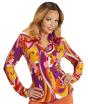Camisa Mujer de los Años 70 Orchids