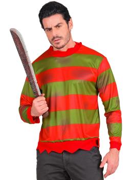 Camisa Noche de Miedo estilo Freddy Krueger para adulto