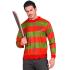 Camisa Noche de Miedo estilo Freddy Krueger para adulto
