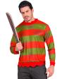 Camisa Noche de Miedo estilo Freddy Krueger para adulto