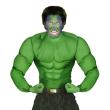 Camisa para Disfraz de Superhéroe Músculos Hulk
