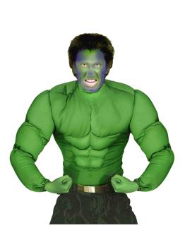 Camisa Disfraz de Superhéroe Músculos Hulk