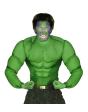 Camisa Disfraz de Superhéroe Músculos Hulk