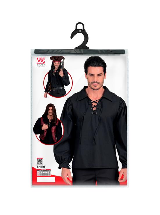 Camisa Personaje Histórico Negra para Hombre